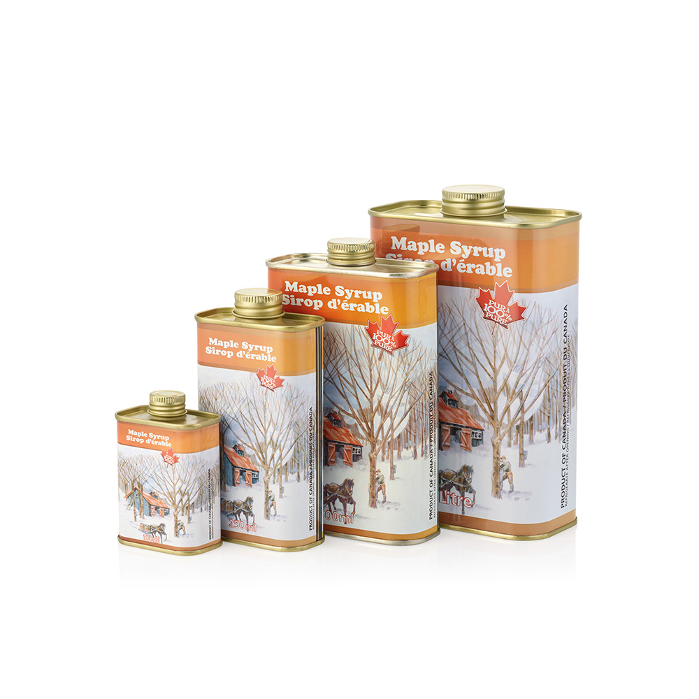 Sirop d'érable ambré - bidon de métal